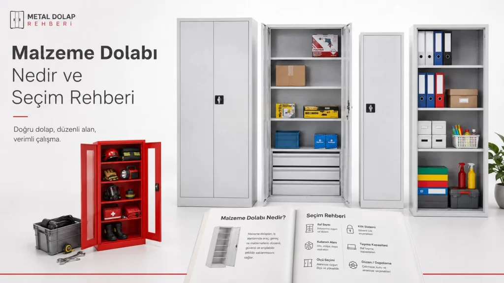 Malzeme dolabı nedir ve seçim rehberi