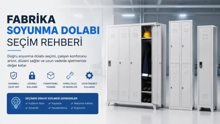 Fabrika Soyunma Dolabı Seçim Rehberi