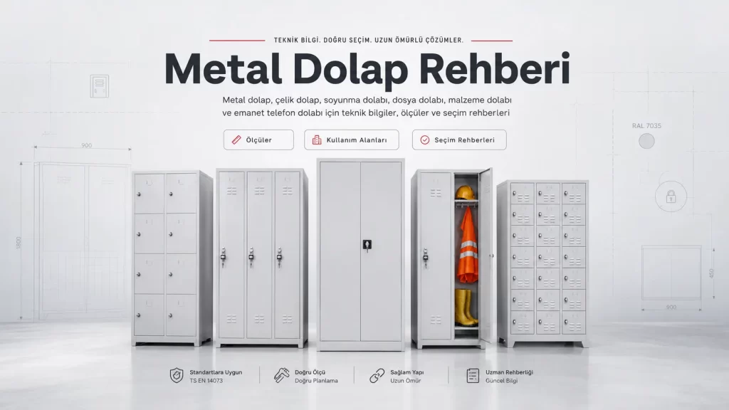 Metal dolap, çelik dolap ve soyunma dolabı rehberi ana sayfa görseli