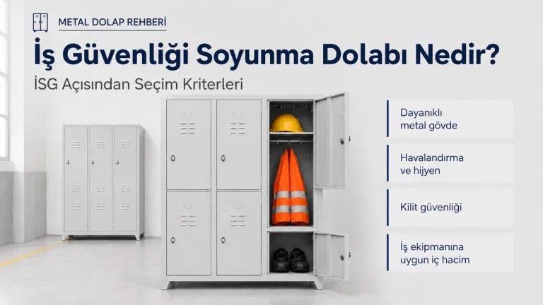 İş Güvenliği Soyunma Dolabı Nedir? İSG Açısından Seçim Kriterleri