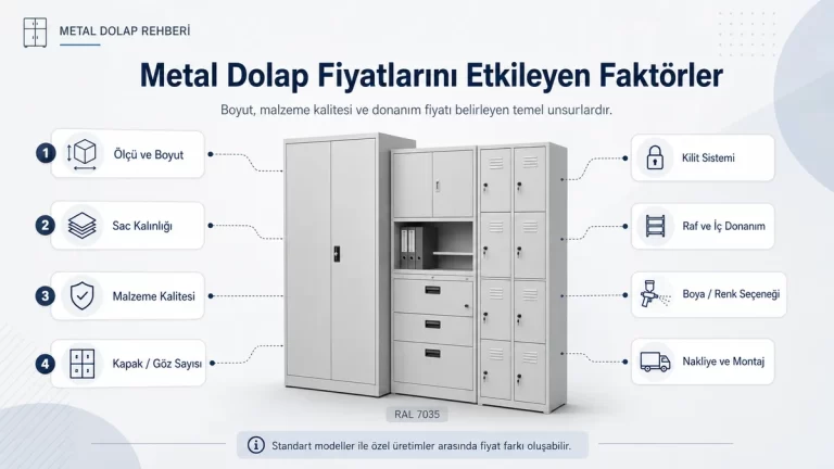 Metal dolap fiyatlarını etkileyen faktörler