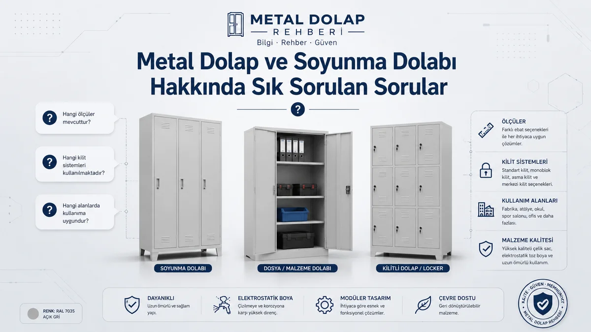 Metal dolap sık sorulan sorular