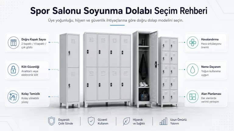 Spor salonu soyunma dolabı seçim rehberi