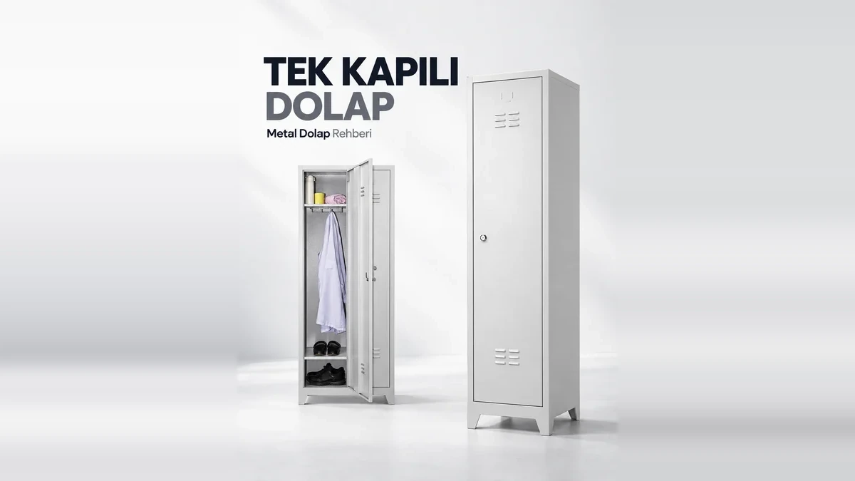 Tek kapılı dolap kullanım alanları ve seçim rehberi